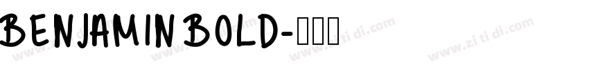 Benjamin Bold字体转换